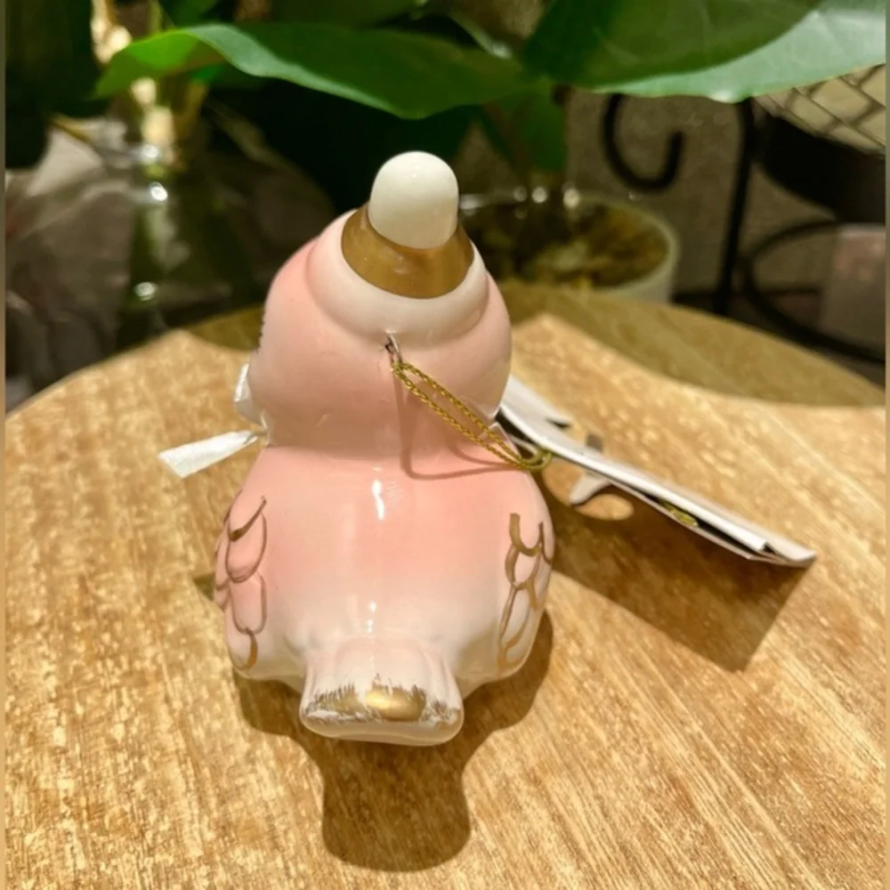 Target Wondershop Retro Baby Pink Bird Christmas Ornament